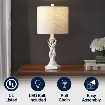 Gaston 20.5" Resin Mini LED Table Lamp